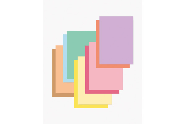 FOLIA Fotokarton A4 614/5095 300g, Pastell 50 Blatt