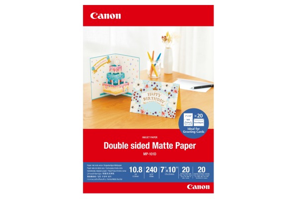 CANON Doub.Matte Photo Paper 18x25cm MP101DA4 Double sided 20 Blatt
