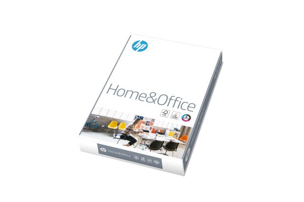 Kopierpapier HP Home & Office 80g, weiss matt geriest 500 Blatt (Box 2'500 Bl./Bg.)