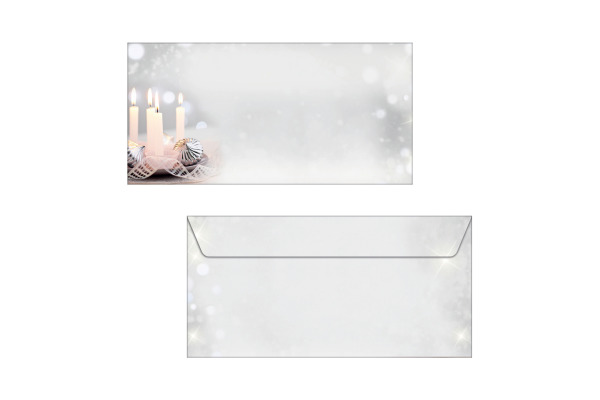 SIGEL Couvert Weihnachten C6/5 DU178 90g,Christmas Silence 50 Stk.
