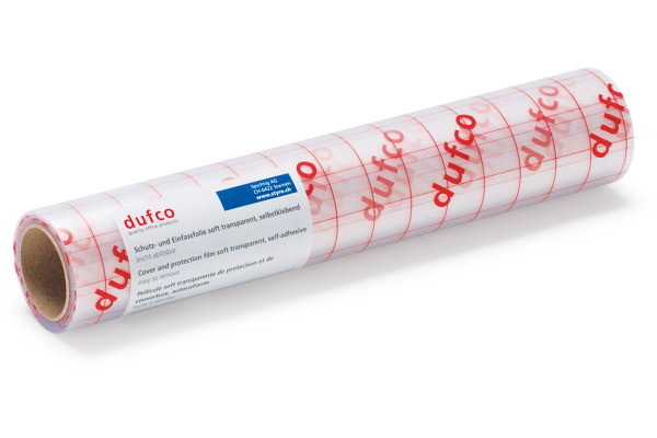 DUFCO Selbstklebefolie 30x500cm 6492.001 glasklar,80my,non-perm.,PVC