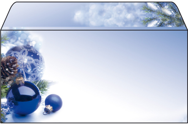 SIGEL Couvert Weihnachten C6/5 DU036/W 90g, Blue Harmony 50 Stück