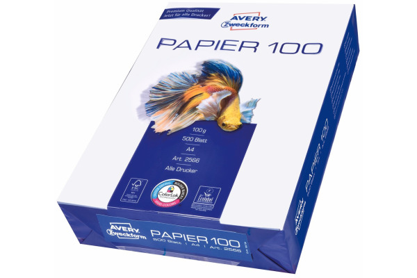 AVERY ZW. InkJet-Papier A4 2566 100g, weiss 500 Blatt