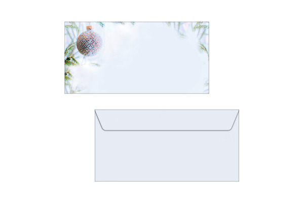 SIGEL Couvert Weihnachten C6/5 DU302 90g, Winter Mood 50 Stück