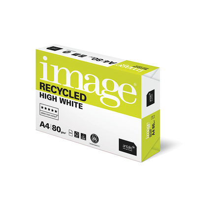 Image Recycled High White Blue Angel 80g, hochweiss 2'500 Blatt Box 5x500 Bl./Bg.