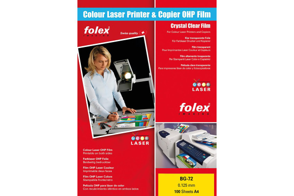 FOLEX Folie A4 BG72 125my 100 Blatt