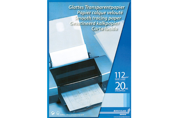 AURORA Transparentpapier A4 CA20 75g 20 Blatt