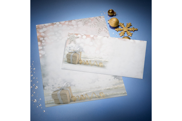 SIGEL Couvert Weihnachten C6/5 DU135 90g,Christmas Surpirse 50 Stk