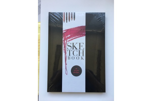 BAM4U.CH Skizzenbuch A4 6676A4 110g, perforiert 80 Blatt