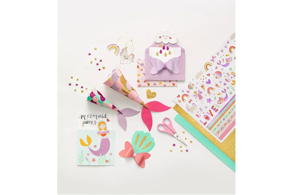 FOLIA Bastelblock Glitter 49102 Everywhere ink. Anleitung