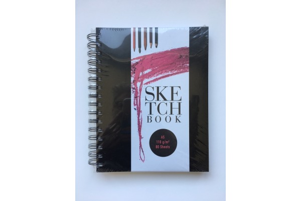 BAM4U.CH Skizzenbuch A5 6678A5 110g, perforiert 80 Blatt