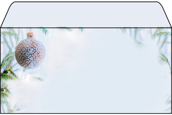 SIGEL Couvert Weihnachten C6/5 DU302 90g, Winter Mood 50 Stück