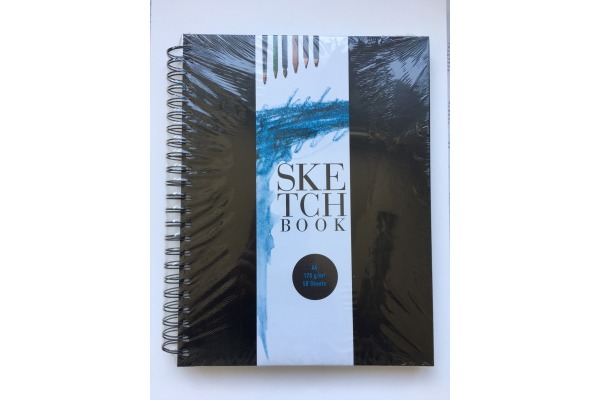 BAM4U.CH Skizzenbuch A4 6679A4 170g, perforiert 48 Blatt