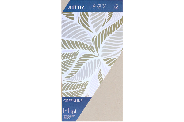 ARTOZ Karten 1001 310x155mm 245226584 216g, desert 5 Blatt