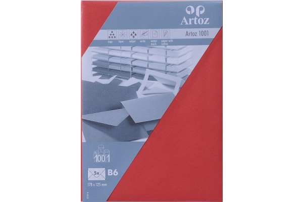 ARTOZ Couverts 1001 B6 107364185 100g, rot 5 Stück