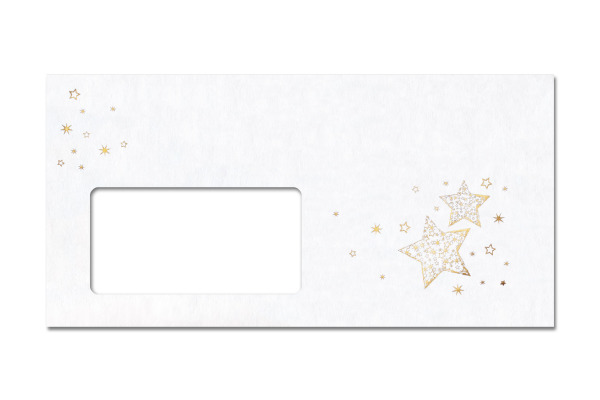 SIGEL Couvert Weihnachten C6/5 DU045/W 90g, Golden Glow 50 Stück