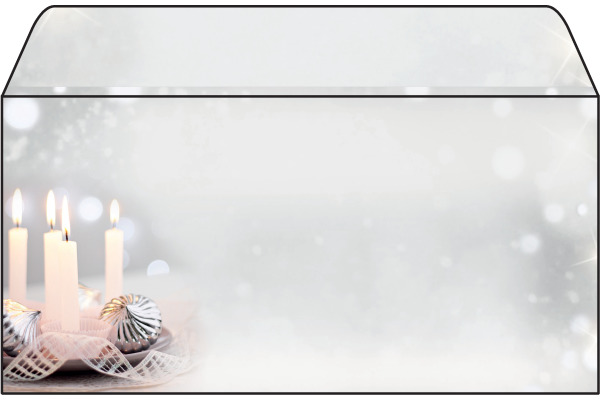 SIGEL Couvert Weihnachten C6/5 DU178 90g,Christmas Silence 50 Stk.