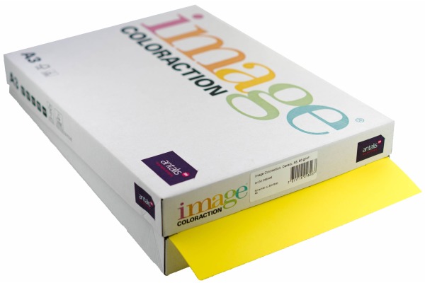 IMAGE COL Kopierpapier Canary A3 266406 80g, kanariengelb 500 Blatt