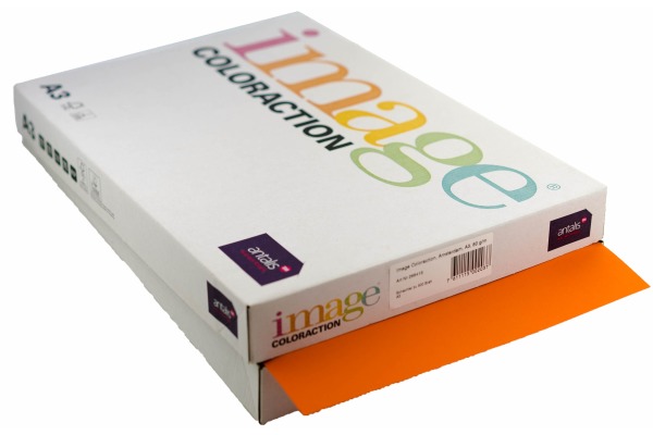 IMAGE COL Kopierpapier Amsterdam A3 266415 80g, orange 500 Blatt