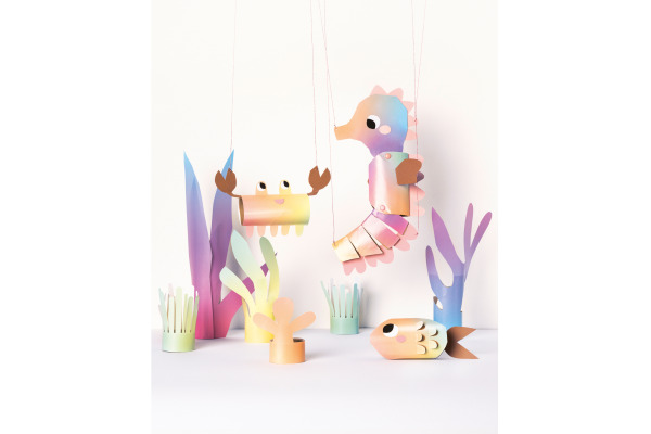 FOLIA Glanzpapier Rainbow 22.5x32cm 766 100g, ass. 10 Blatt
