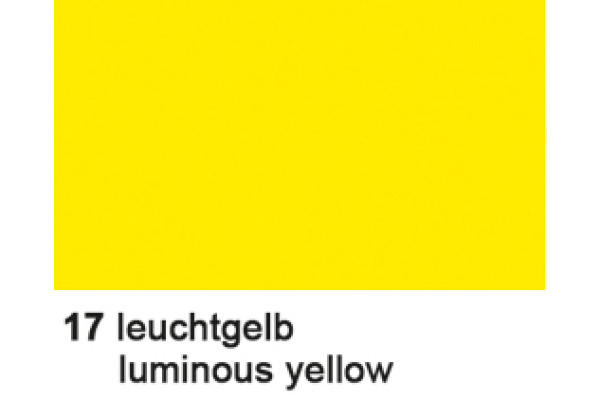 URSUS Plakatkarton 48x68cm 1002517 380g, leuchtgelb