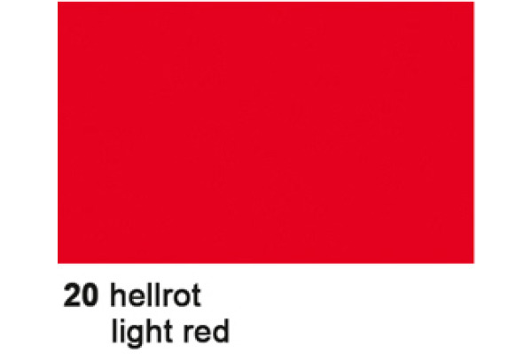 URSUS Seidenpapier 50x70cm 4652220 hellrot 25 Bogen