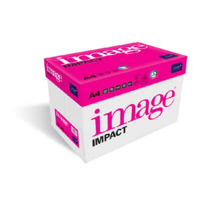 Image Impact hochweiss, Kopierpapier, holzfrei ECF, 80g/m2 210mm x 297mm, A4, SB 2'500 Blatt (Box 5x500 Blatt)