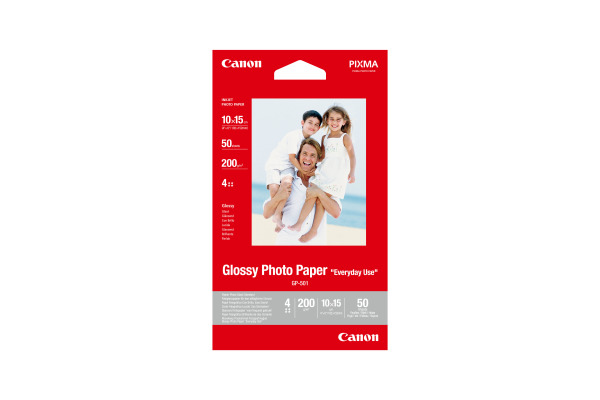 CANON Glossy Photo Paper 10x15cm GP5014x6 InkJet, Everyday 200g 50 Bl.