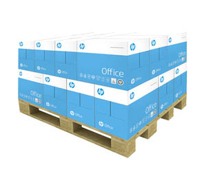 Kopierpapier HP Office A4 80g, hochweiss 1/2 Palette 50'000 Blatt zu Box 5x500 Bl./Bg.