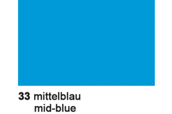 URSUS Seidenpapier 50x70cm 4652233 mittelblau 25 Bogen