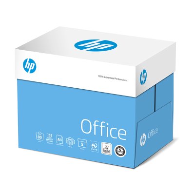 Kopierpapier HP Office A4 80g, hochweiss 1/4 Palette 25'000 Blatt zu Box 5x500 Bl./Bg.