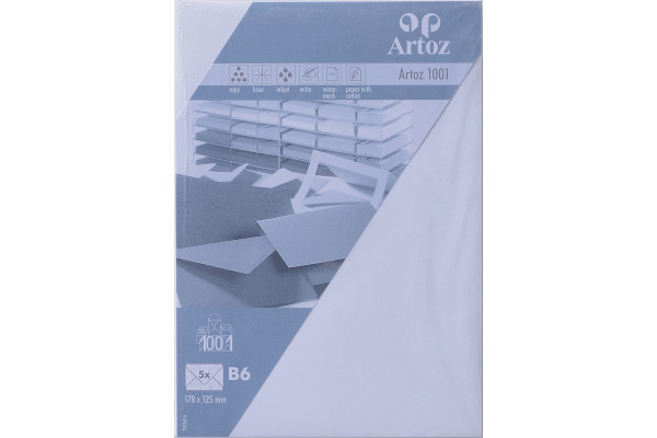 ARTOZ Couverts 1001 B6 107364182 100g, blütenweiss 5 Stück