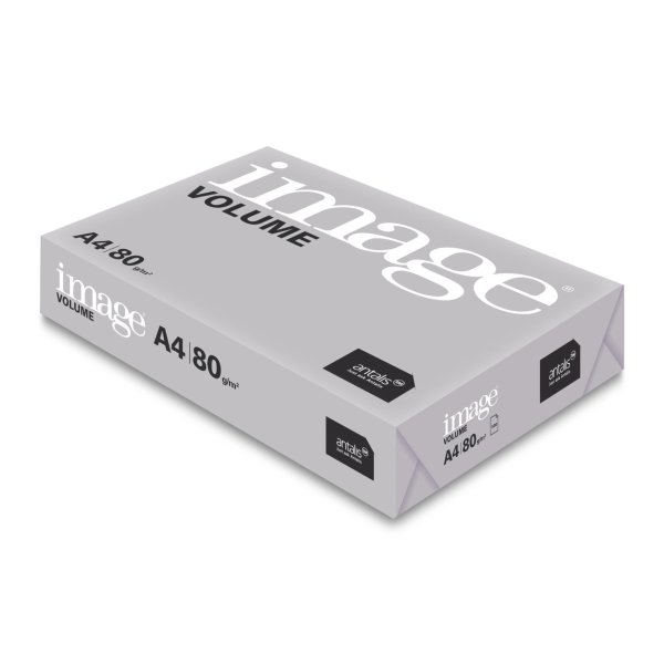 Kopierpapier Image Volume A4 80g, hochweiss 1/4 Palette 25'000 Blatt Box 5 x 500 Bl./Bg.