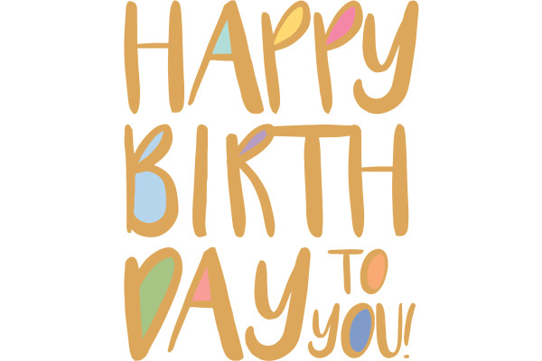 ABC Geburtstagskarte A4 53941 Happy Birthday to you