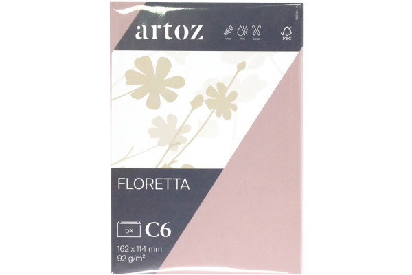 ARTOZ Couverts 1001 B6 836418281 92g, light rose 5 Stück