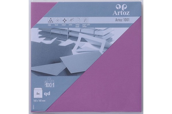 ARTOZ Couverts 1001 160x160mm 107454184 100g, holunder 5 Stück